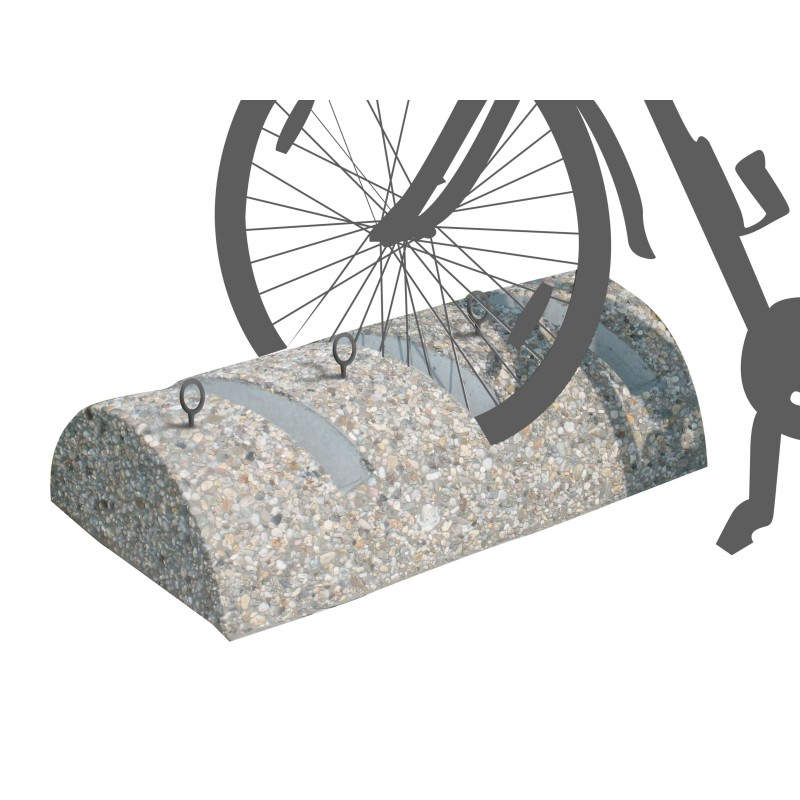 CONCRETE CYCLE STAND 3 bikes