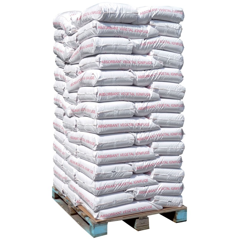 Absorbant Végétal Ignifugé (Absorbant minéral industriel et routier)