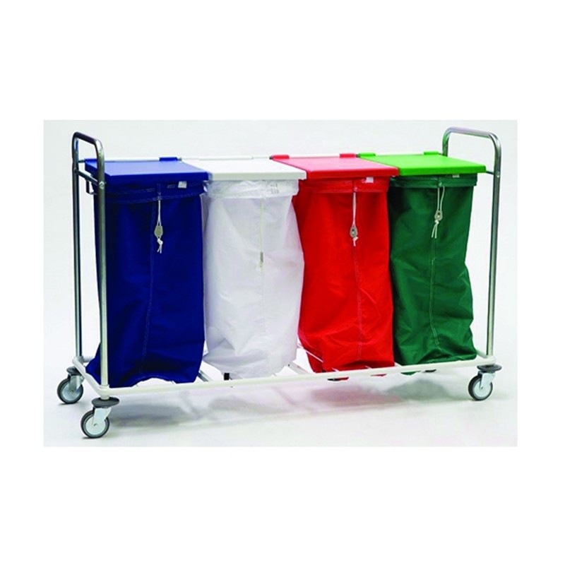 Trolley carrying 4 bags